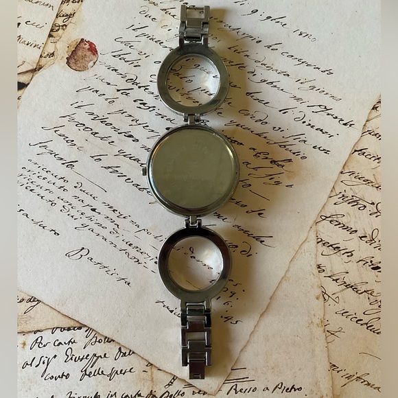 André Francois Ladies Silver Tone with Crystals Luxury Watch - Picture 4 of 9